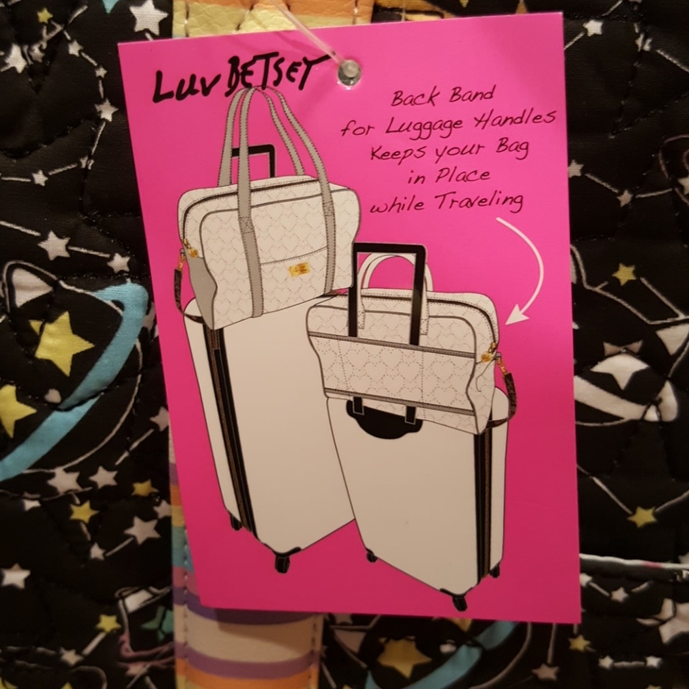 Betsey Johnson Space Kitty Weekender & Backpack - Picture 4 of 8